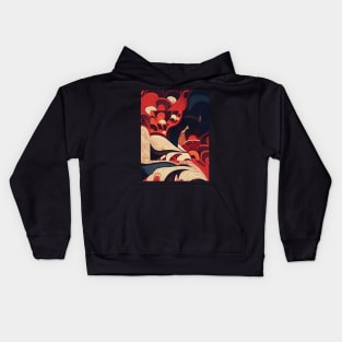 Abstract Romantic T-Shirt Design for Valentine's Day Kids Hoodie